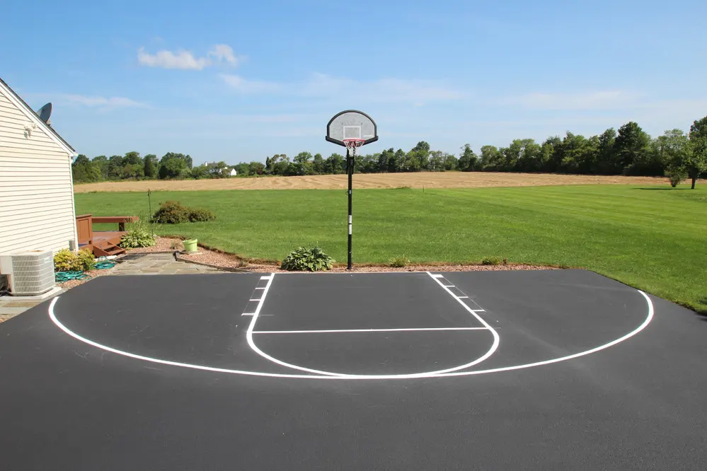 Basketball Half Court Markings