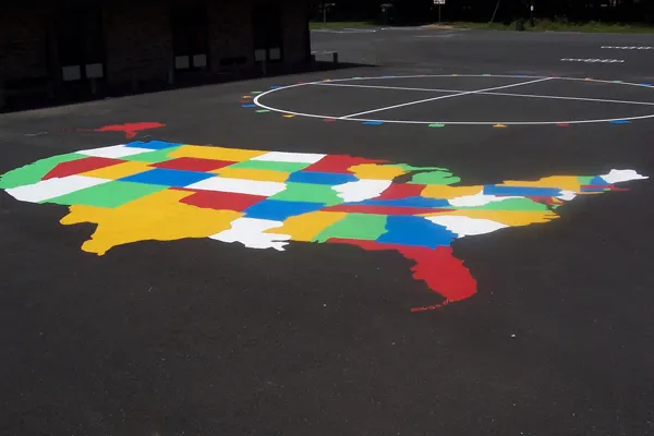 Playground Map of the States
