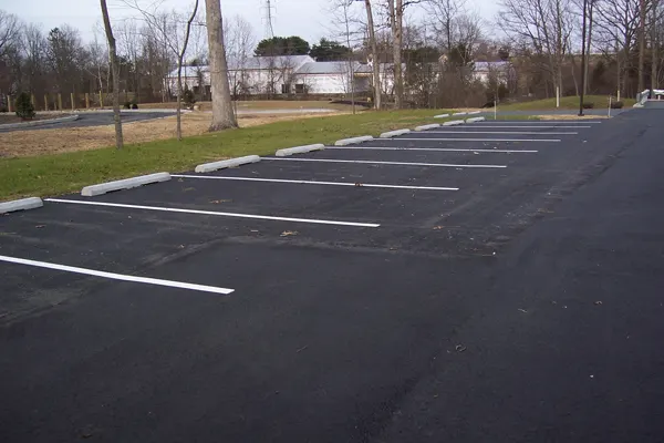 Repainted Parking Lot